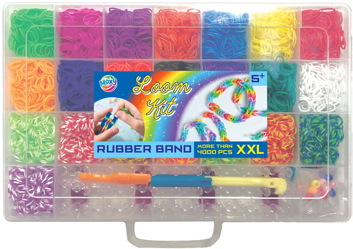 Creative Craft Group Rubber Band en Box Storage, 4000.