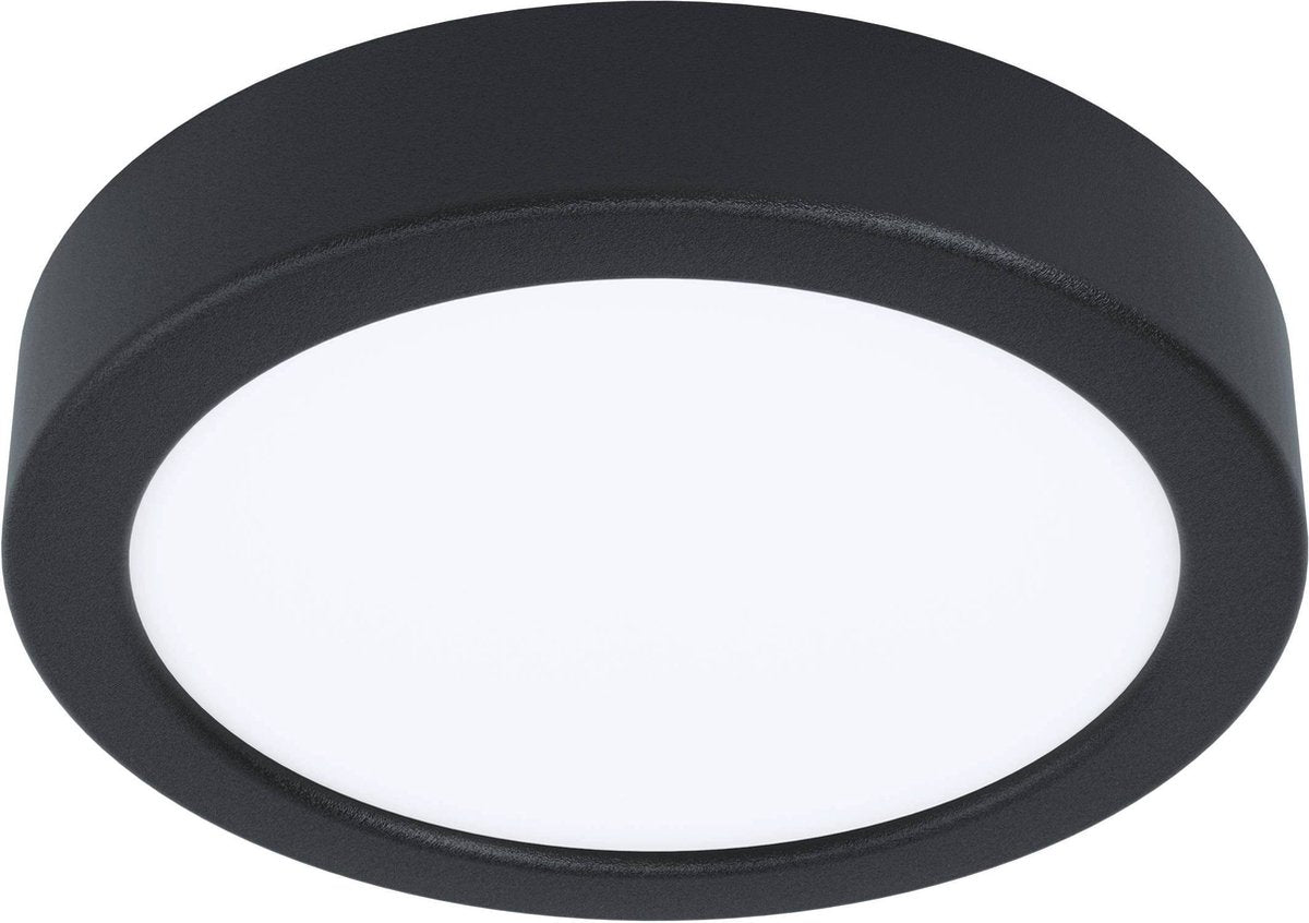Eglo fueva 5 opbouwlamp - led - ø 16 cm - zwart - dimbaar