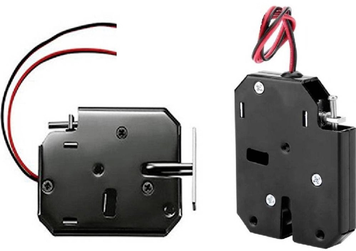 Bloqueo magnético rojo its-vel-sys-7313-12vdc 12 v dc