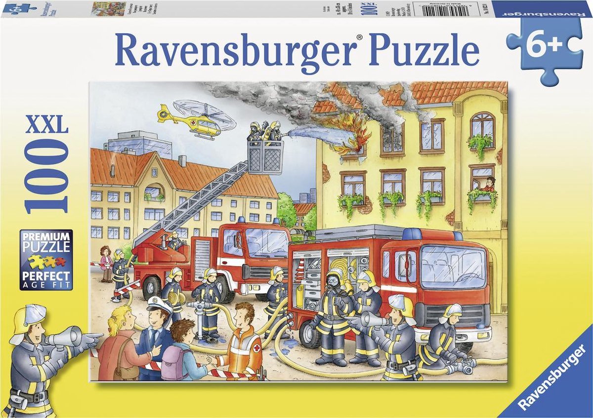 Puzzle Ravensburger vigili del fuoco - puzzle - 100 pezzi