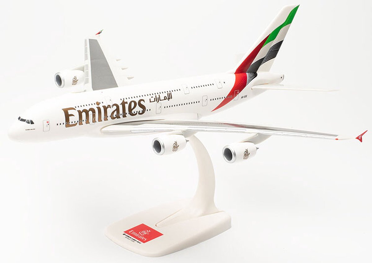 Herpa airbus a380-800 emirates a6-eoe
