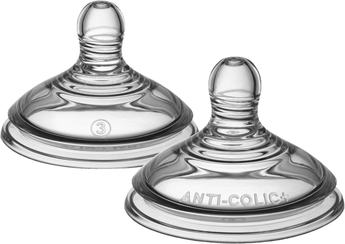 Tettarelle anti-coliche avanzate Tommee Tippee - flusso elevato 6 mesi+ - set da 2