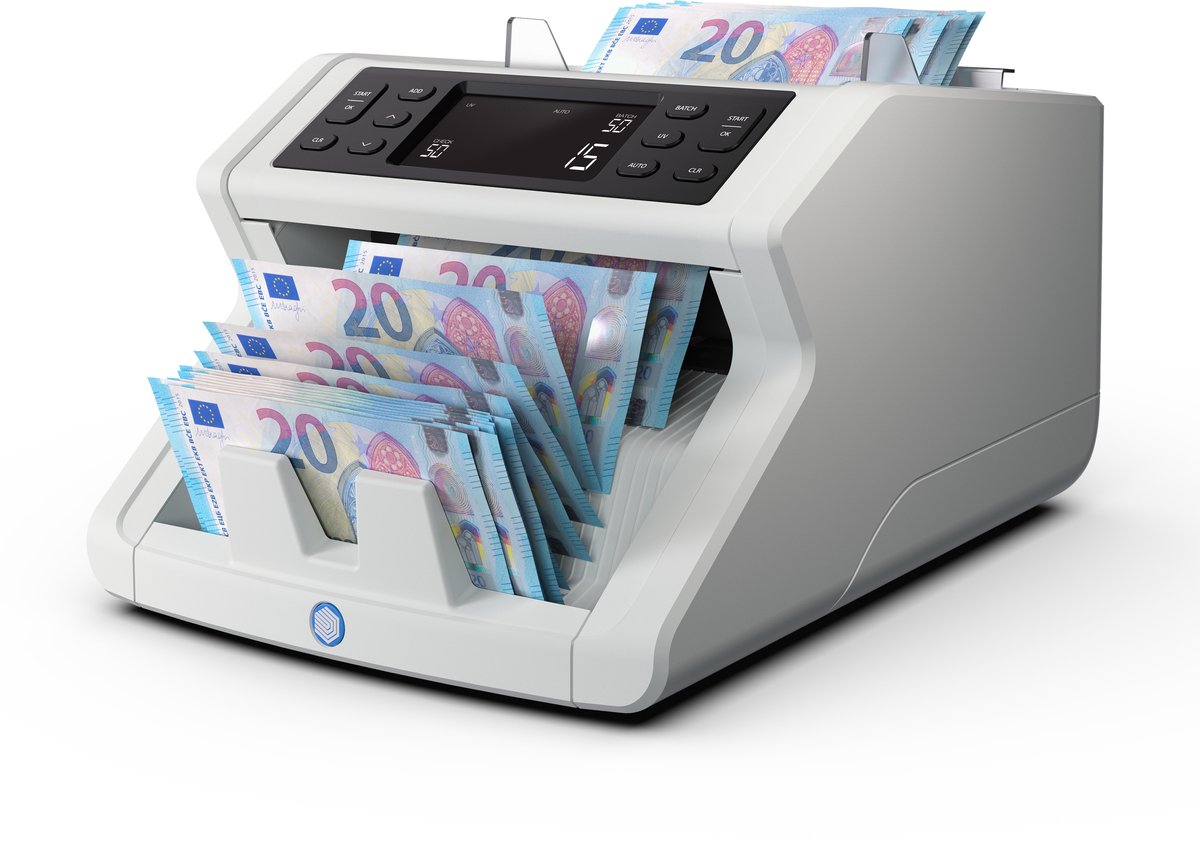 Safescan 2210 - contabanconote - riconoscimento automatico della valuta - conteggio veloce - controllo denaro falso