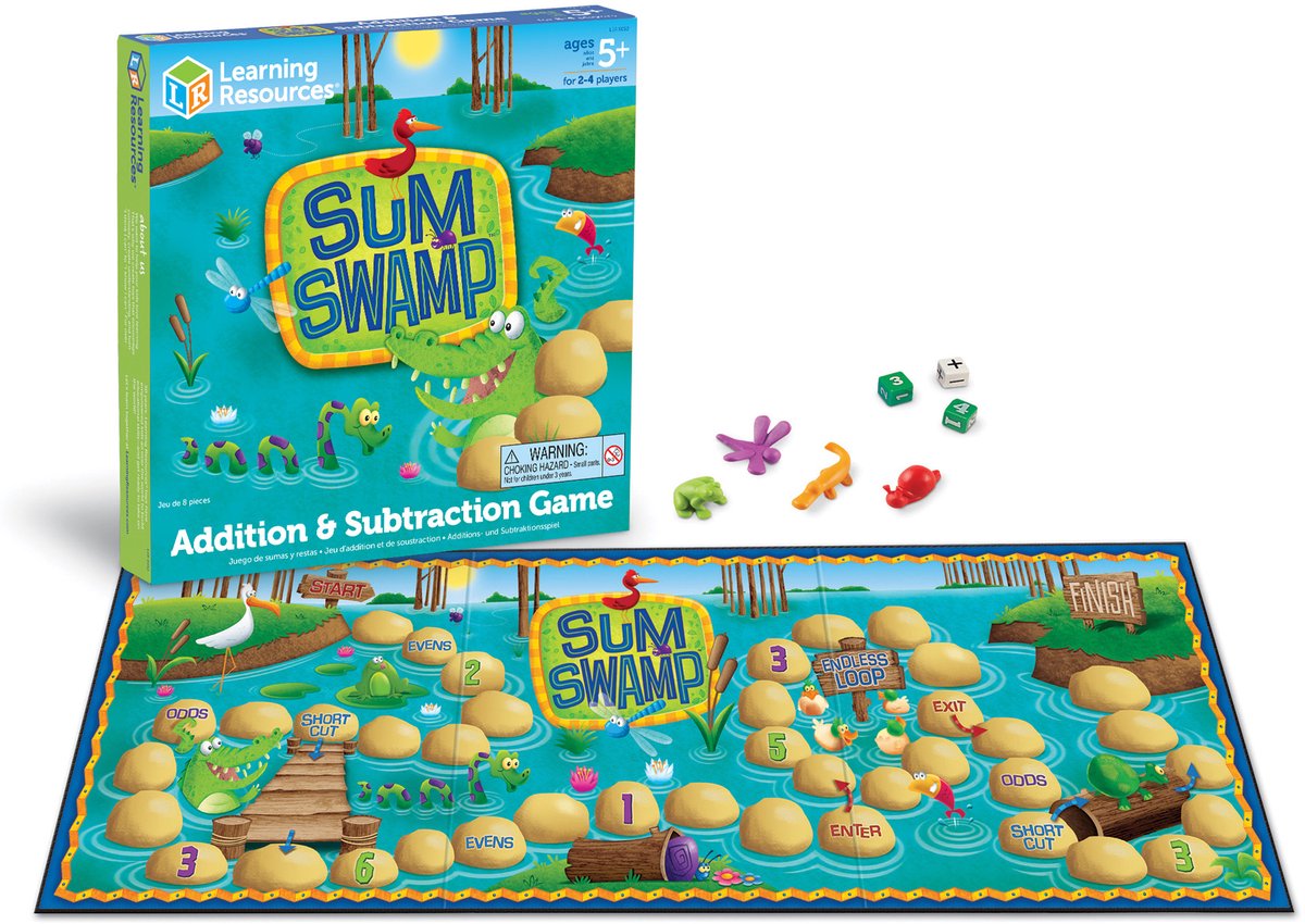 Addizione e sottrazione di risorse didattiche sum swamp™ (sum swamp) - 5+
