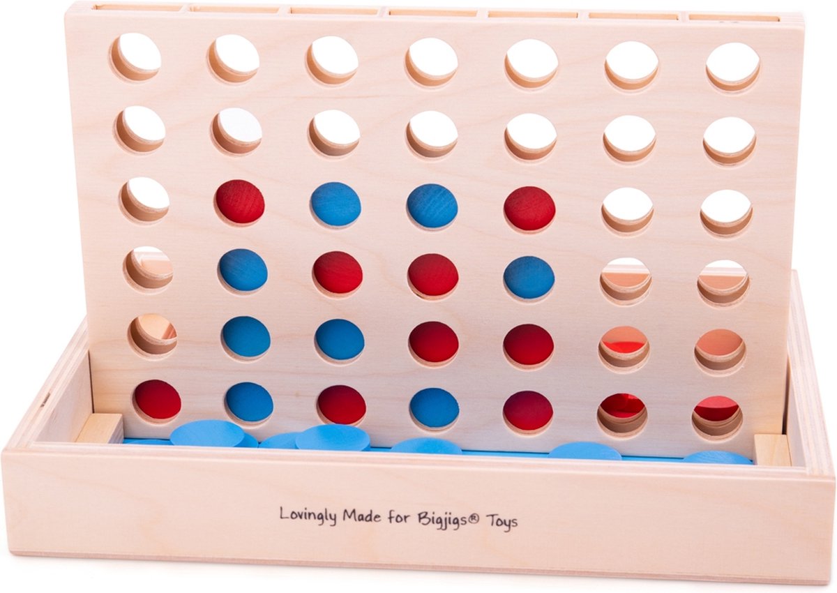 Gioco in legno Bigjigs 4 di fila