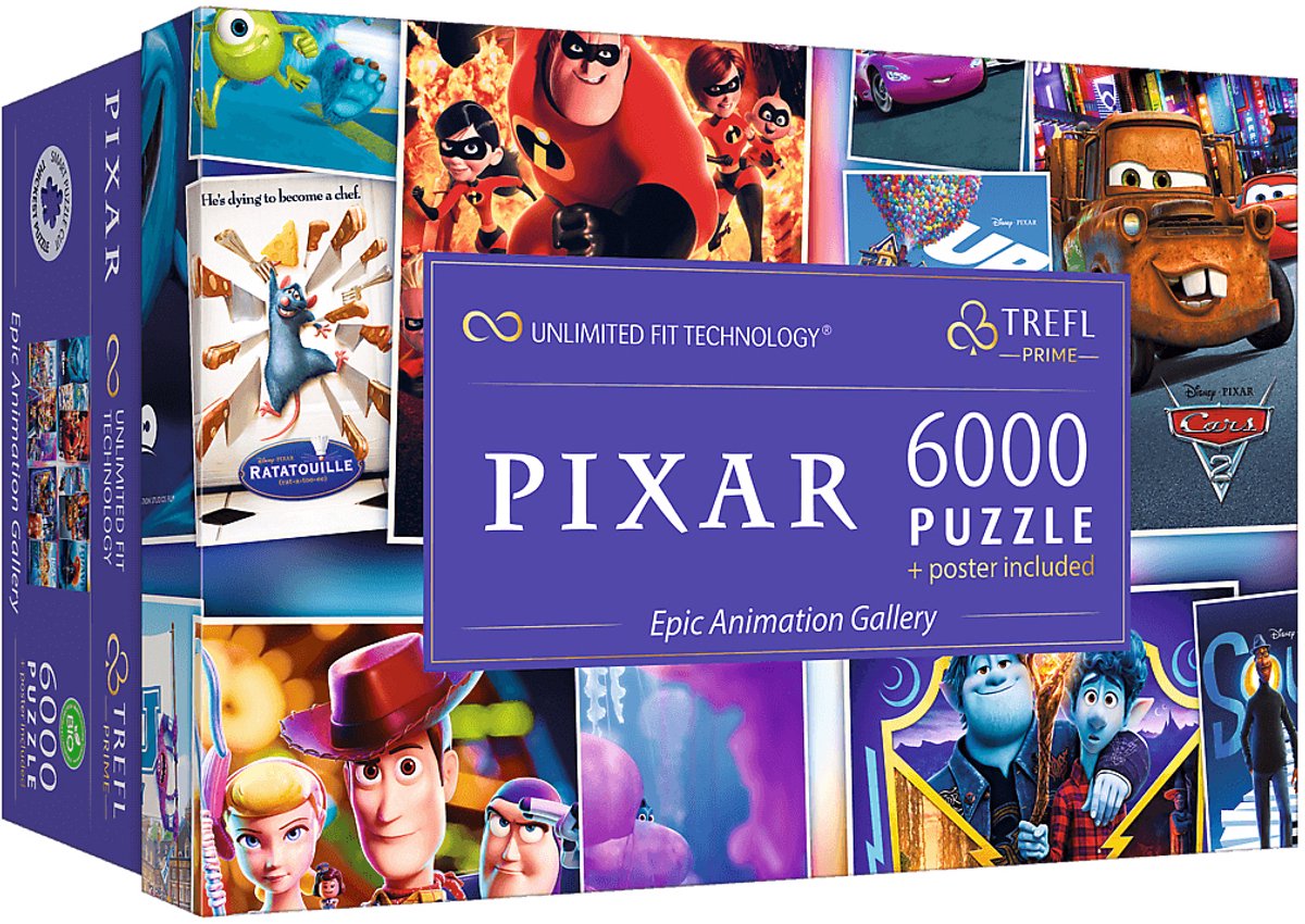 Trefl – tre-81038 – puzzle – 6000 pezzi – disney pixar