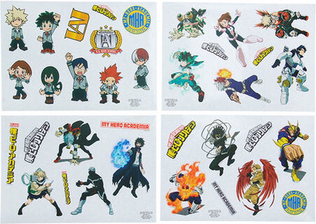 Paladone pegatinas de gadgets my hero academia