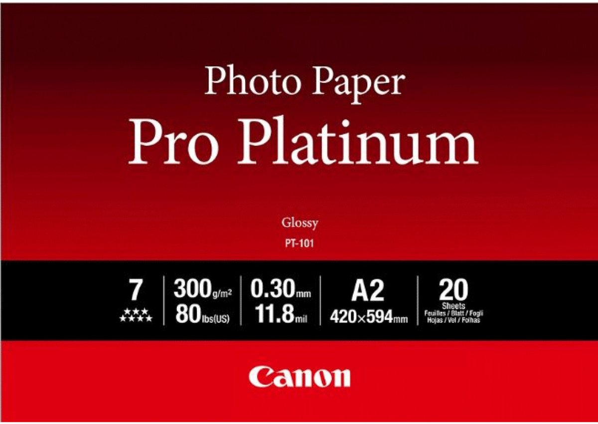 Canon 2768b067 pak fotopapier a2 wit hoogglans