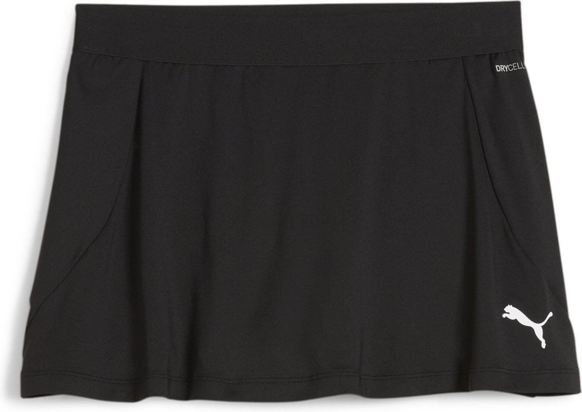 Puma teamgoal skirt dames sportrok - black- white