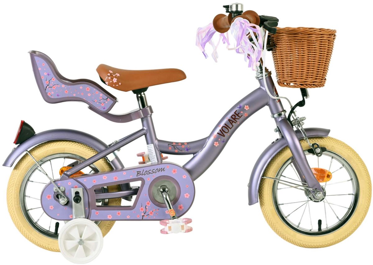 Vuorare Blossom per bambini ragazze da 12 pollici viola
