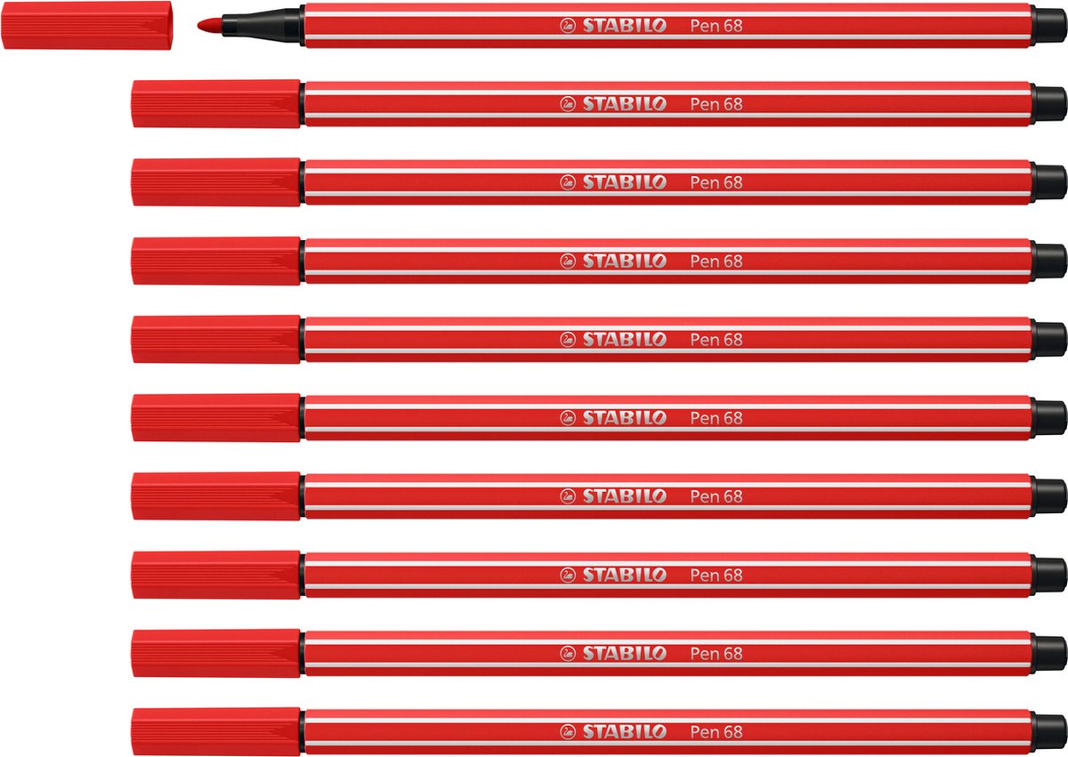 Stabolo Pen 68 Felt -Tip Pen Carmine rosso (68 48)