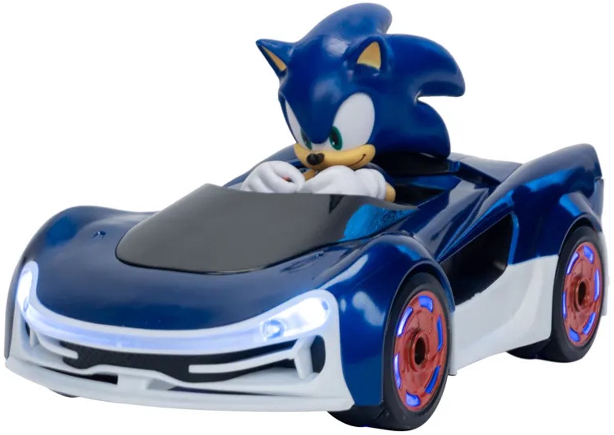 Jakks Sonic Racing: Crossworlds – Veicolo RC Speed Star Lightning