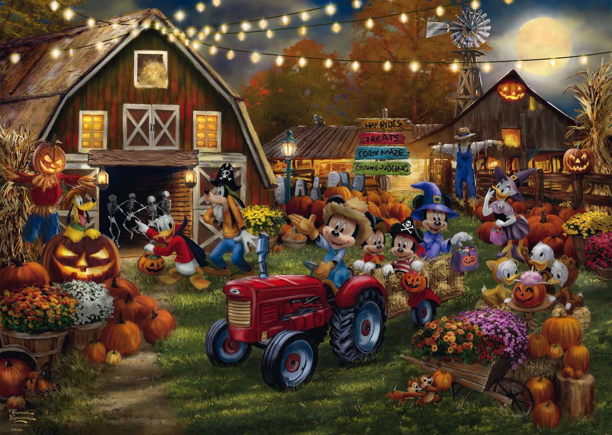 Schmidt puzzle Schmidt puzzle disney puzzle topolino minnie festival della zucca 1000 pezzi.