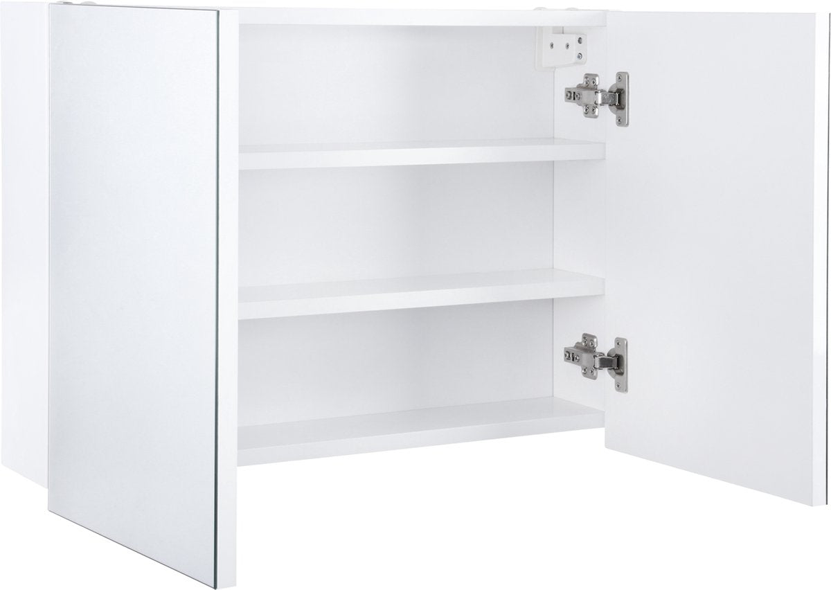 Armadietto a specchio Differnz Brida - 50 x 67,5 x 15 - bianco