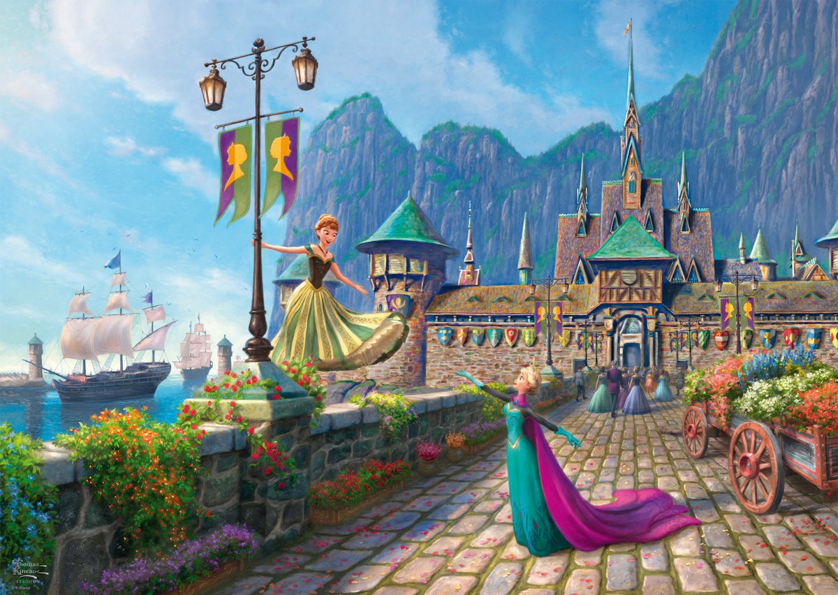 Schmidt Puzzle Disney Frozen Arenalle Puzzle da 1000 pezzi.