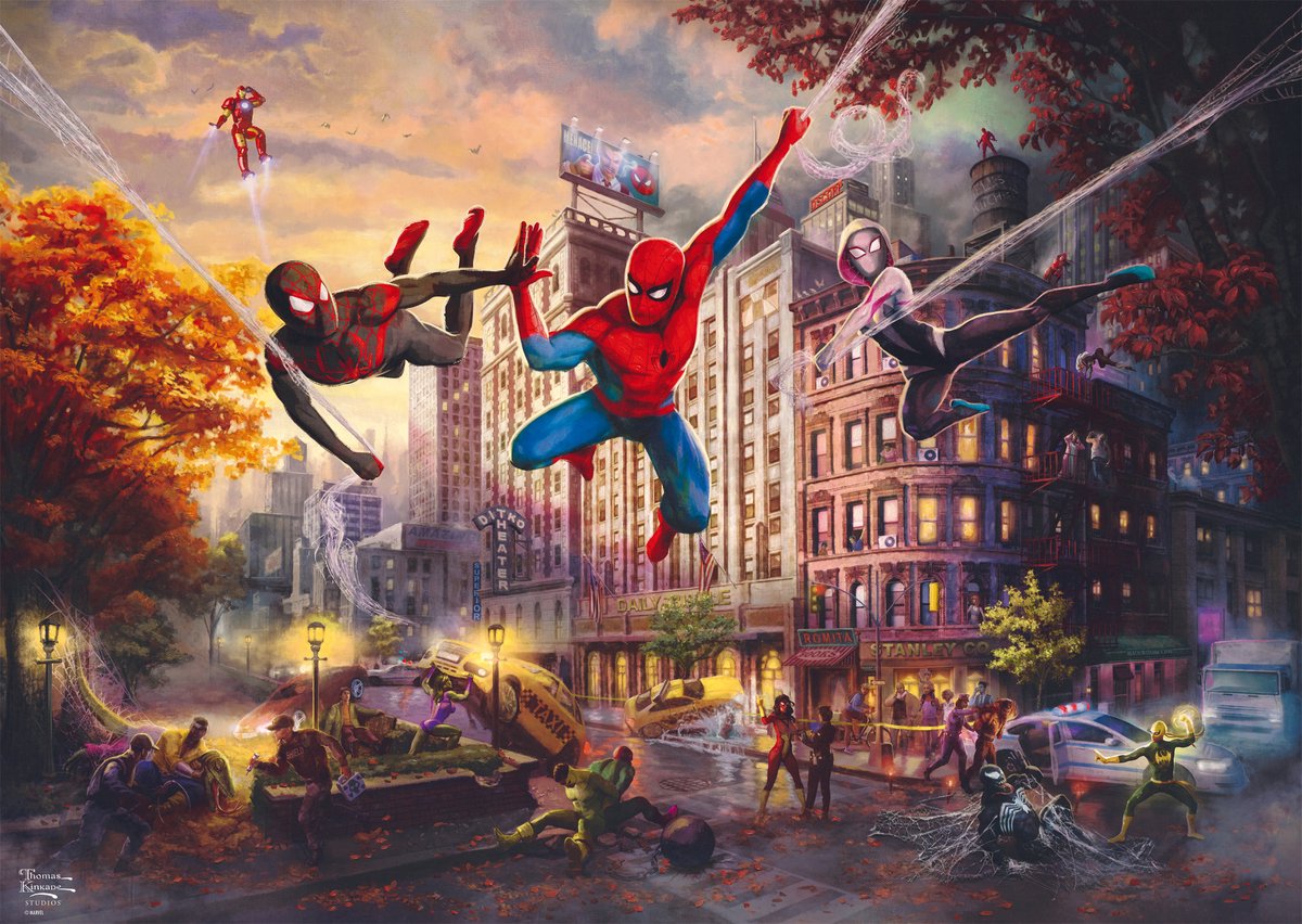 Schmidt Marvel Spider-Man Puzzle da 1000 pezzi: l'alleanza definitiva.