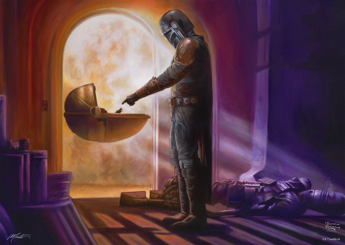 Schmidt star wars the mandalorian - thomas kinkade studios - disney dreams collection - turning point puzzel meerkleurig
