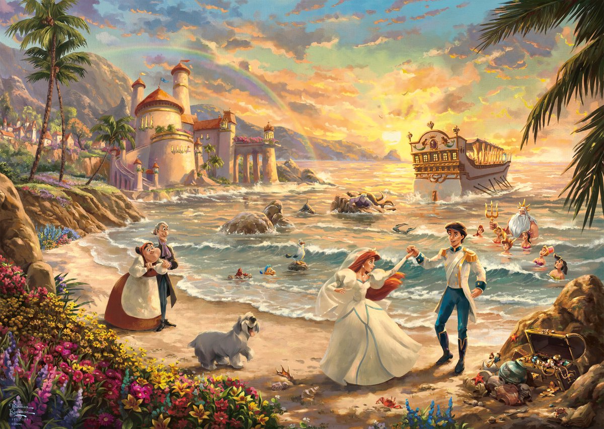 Schmidt Disney Puzzle La Sirenetta 1000 pezzi - Puzzle.