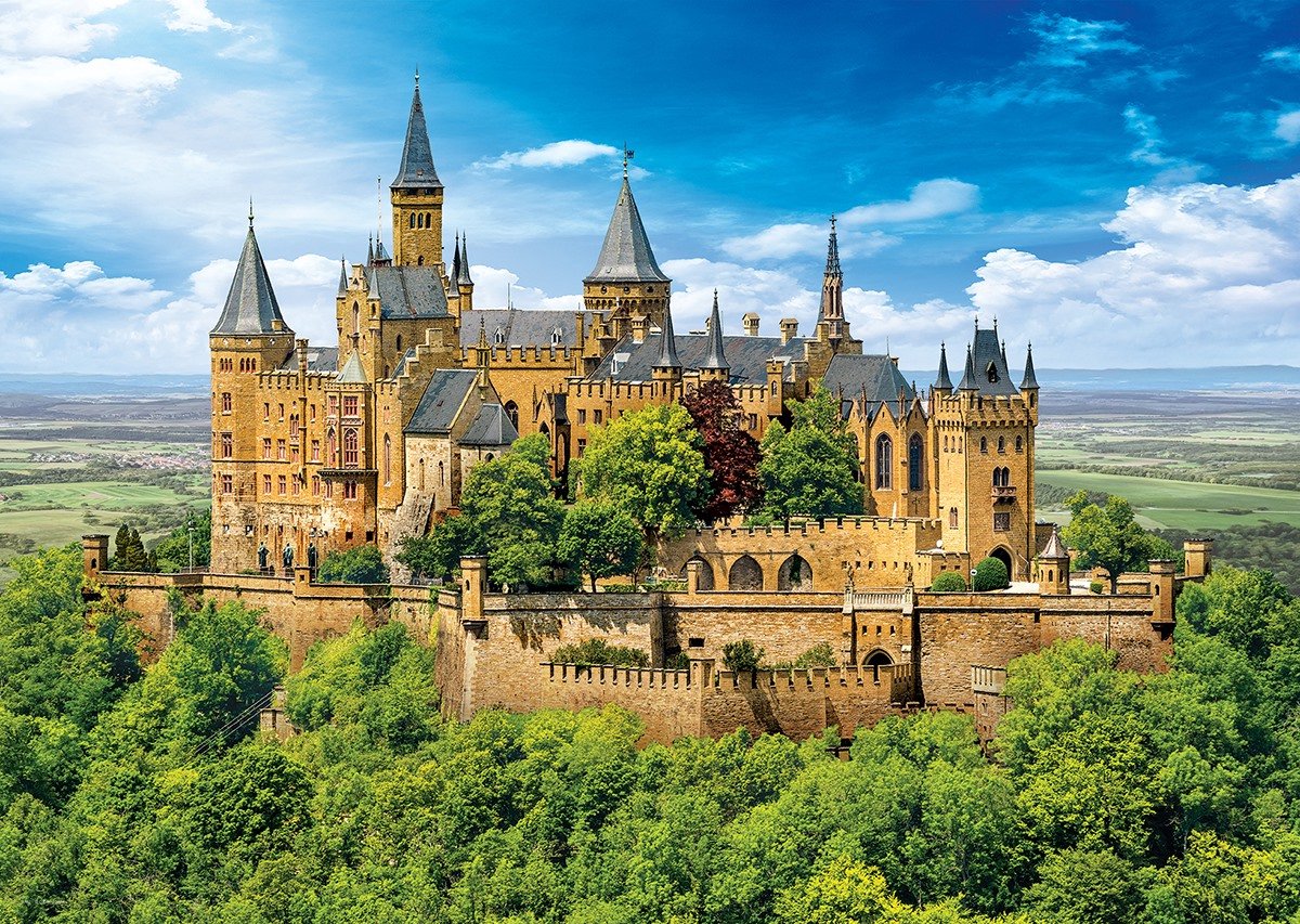 Eurographics - Castello di Hohenzollern, Germania - 1000 pezzi 68×48 cm (L×A) - puzzle