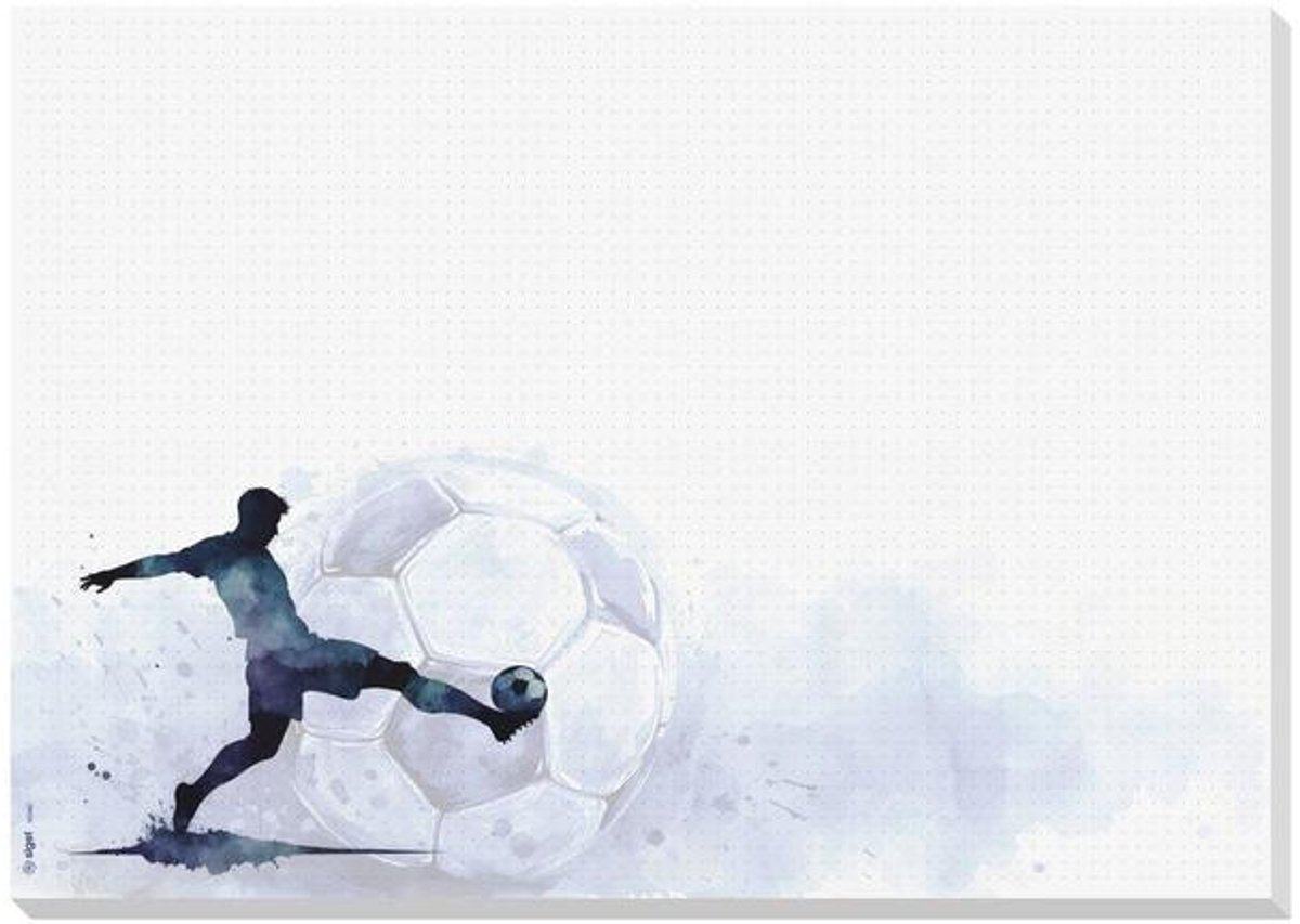 Merkloos sans marque sigel bureauonderlegger - goal zone - formaat a3 - 30 vel afscheurbaar - si-ho940