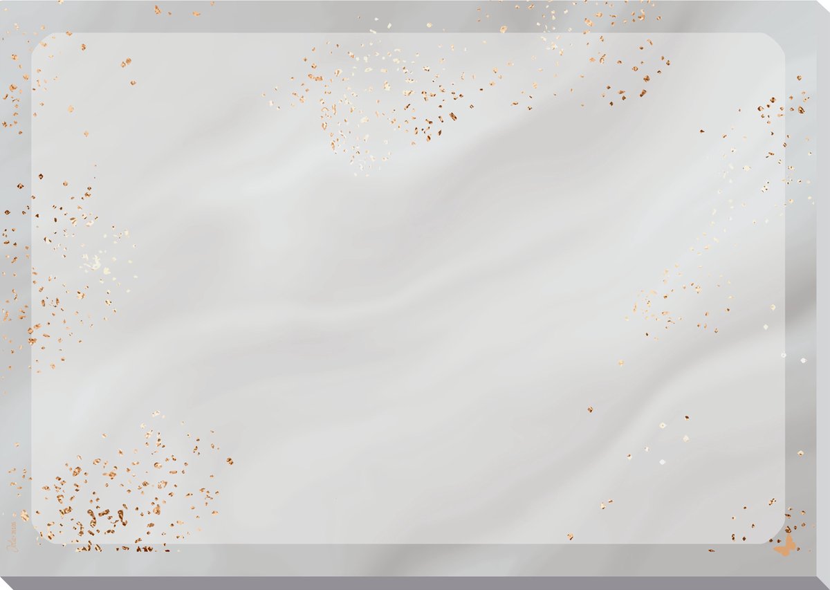 Sigel bureau onderlegger - jolie - glittery joy - a3 - 30 vel - ongedateerd - si-js105