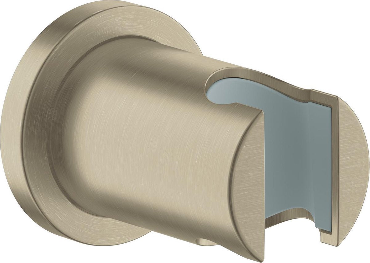 Grohe rainshower wandhouder rond - douchekophouder - nikkel geborsteld (mat)