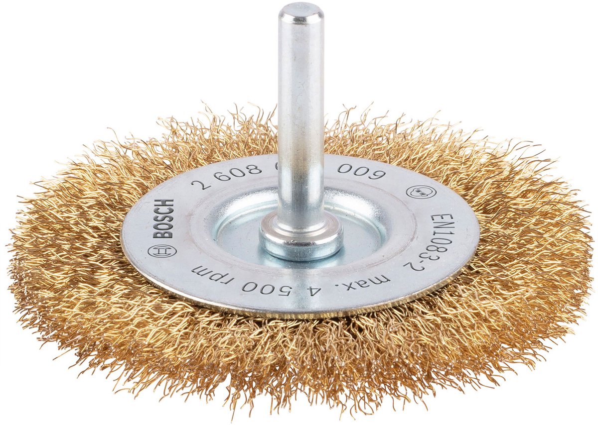 Cepillo de disco Bosch 6mm 75 ondulado 0,2 latonado