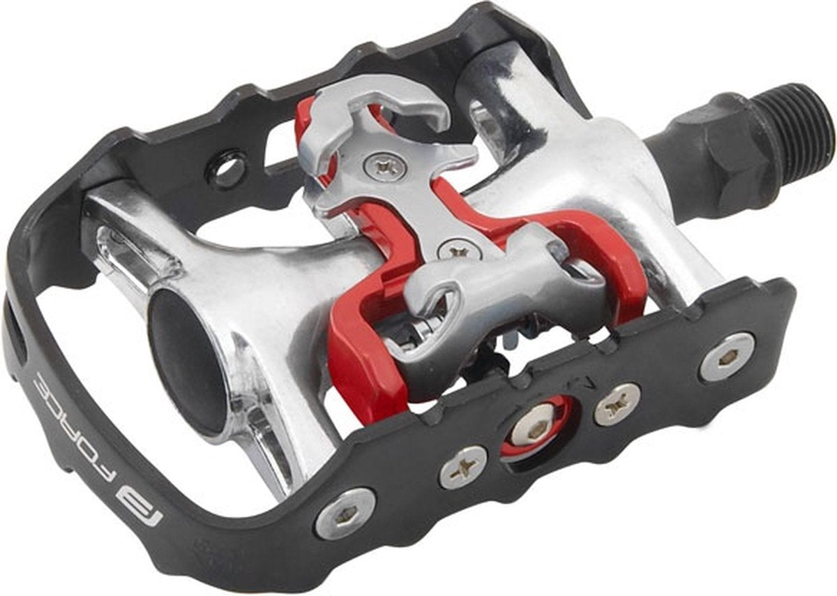 Tecora Combi Pedal Juego de aluminio SPD 9 16 Cable