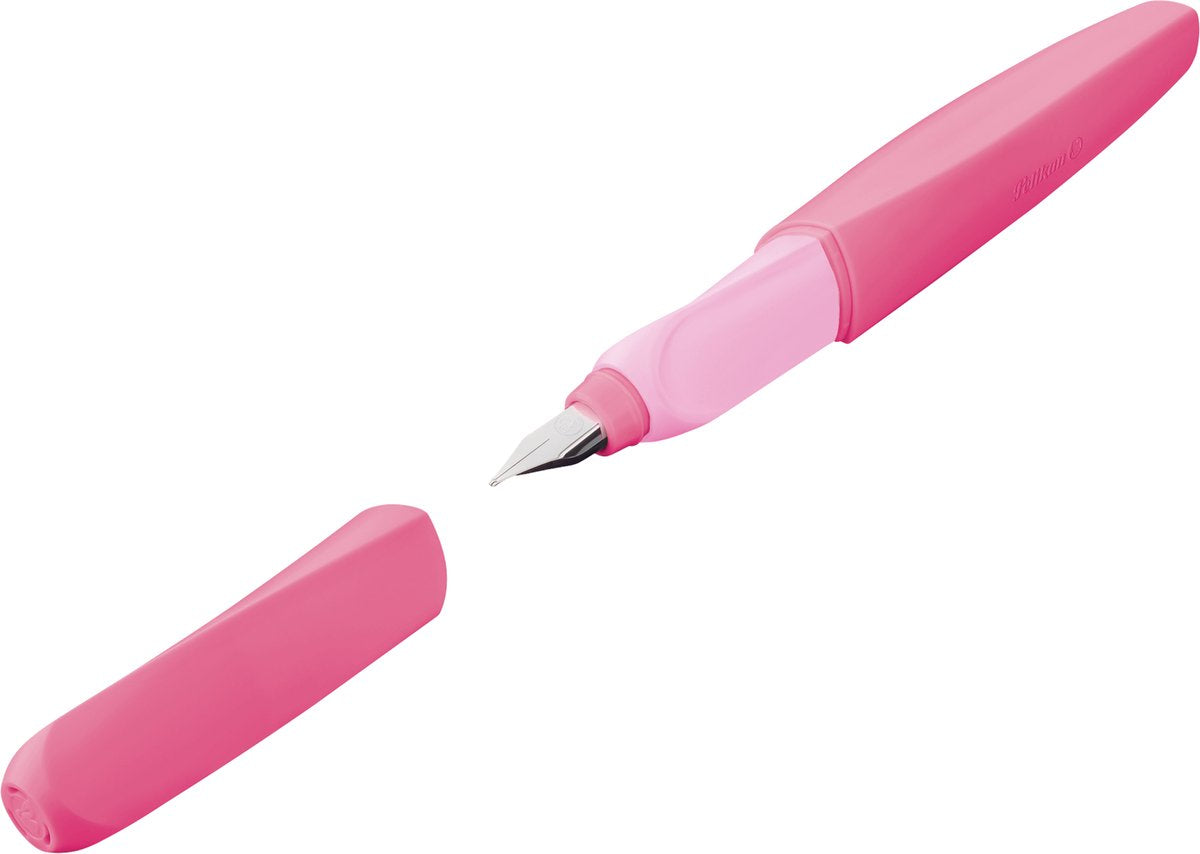 Pelikan vulpen twist - berry roze - f-penpunt