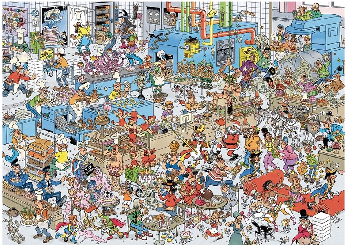 Jumbo Legpuzzel de Bakkerij, 1000st.