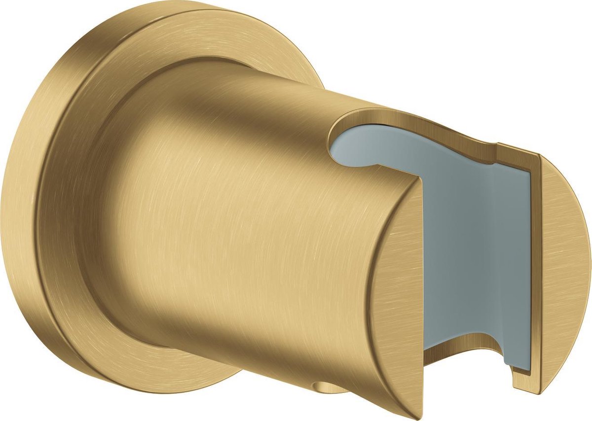 Supporto da parete Grohe Rainshower rotondo - supporto per soffione doccia - cool Sunrise (oro)