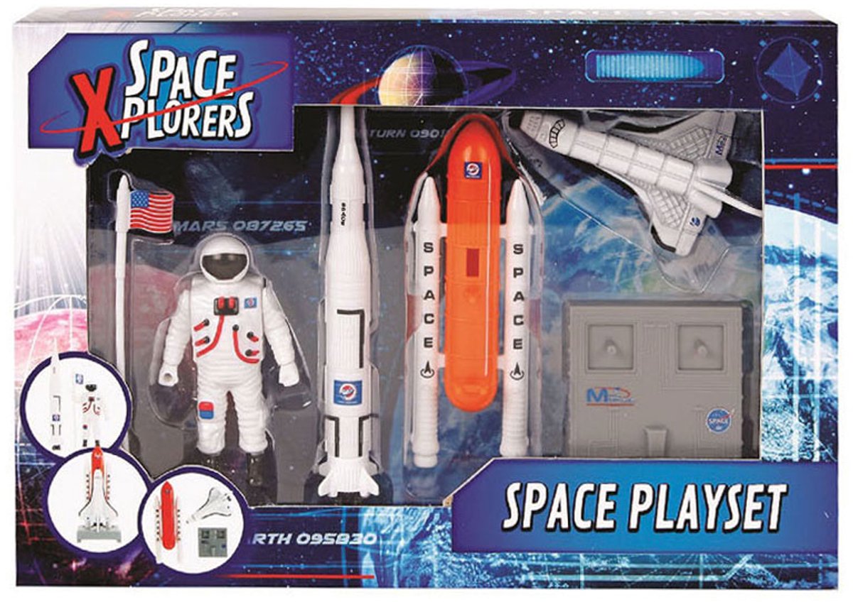 Spazio XPlorers Spazio Shuttle Play Set, 6dlg.