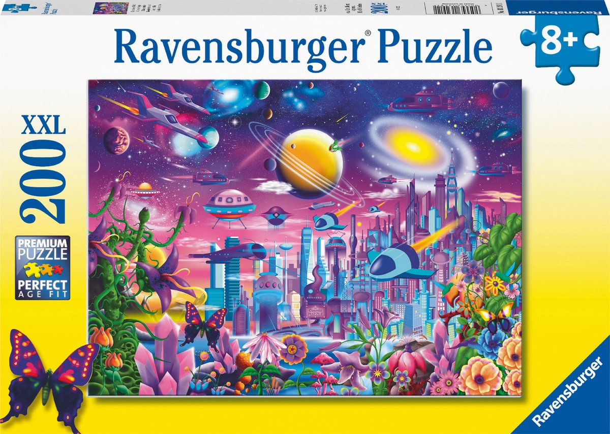 Ravensburger Puzzle Cosmic City - Puzzle - 200 pezzi