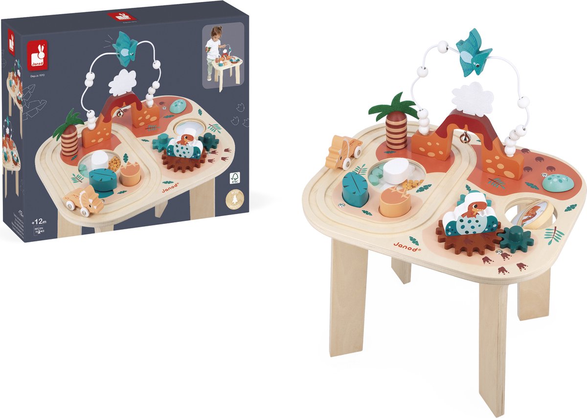 Janod - dino - mesa de actividades