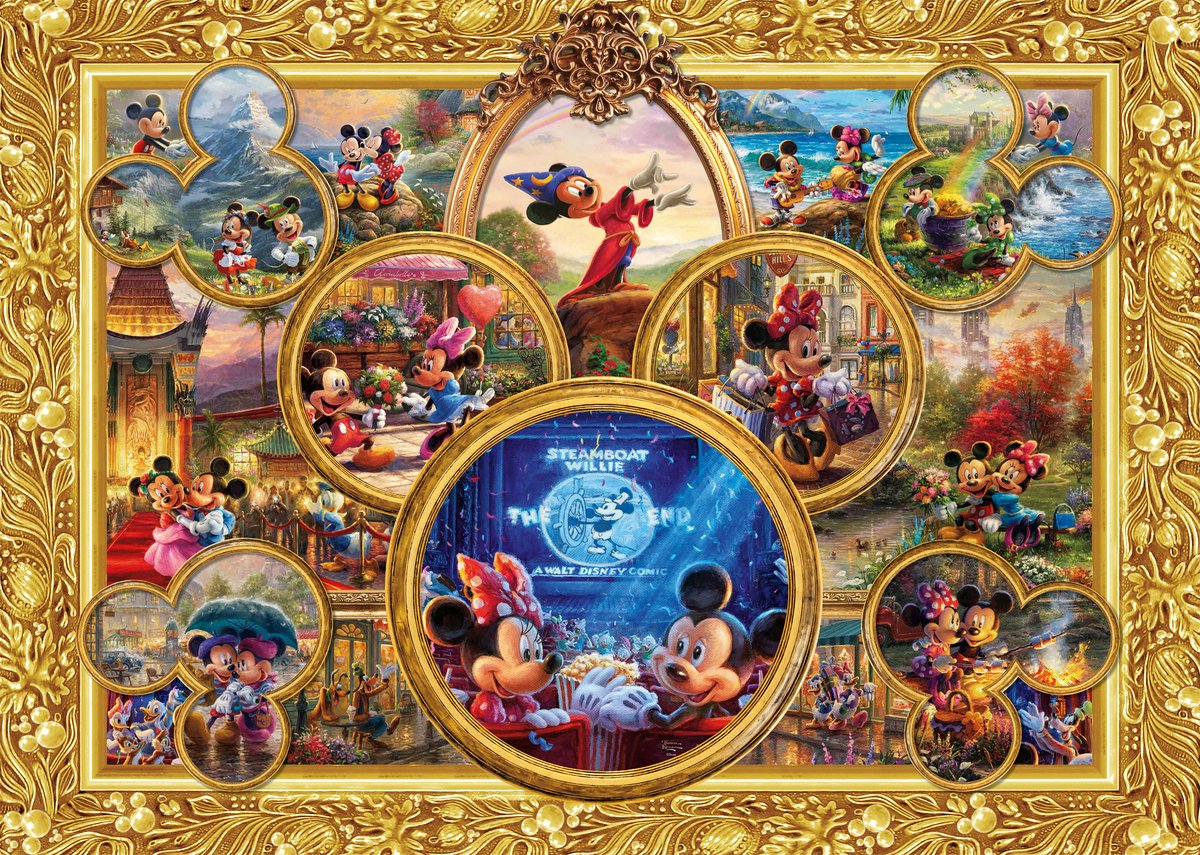 Schmidt Puzzle Topolino 2000 pezzi Collage Disney.