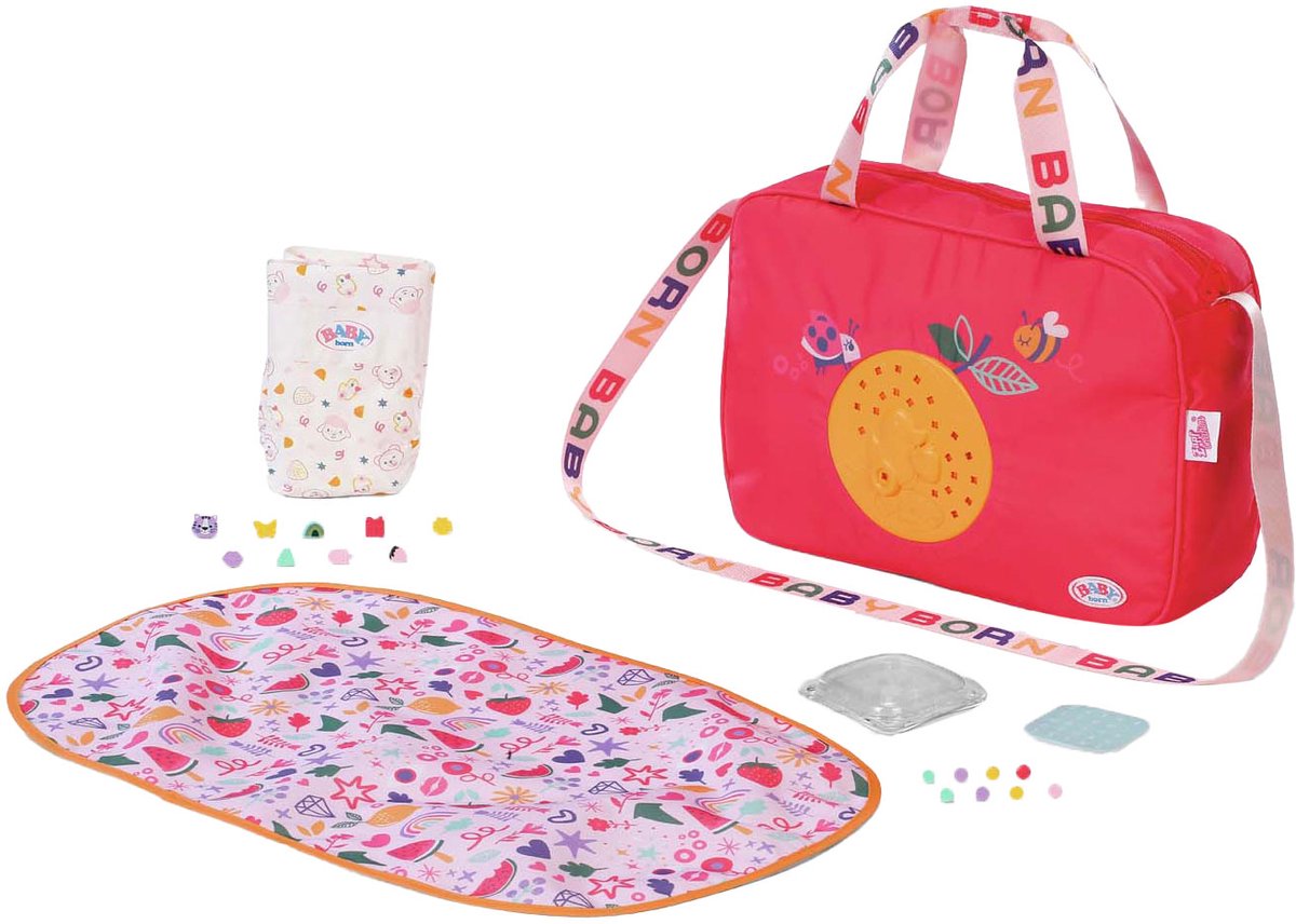 Borsa per pannolini Baby Born con spille