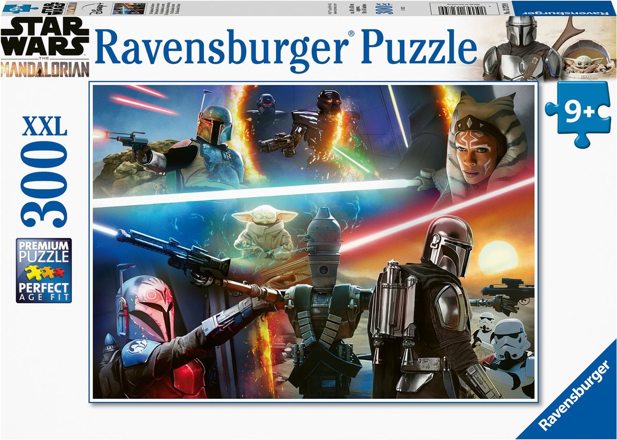 Ravensburger puzzel the mandalorian: crossfire - legpuzzel - 300 stukjes