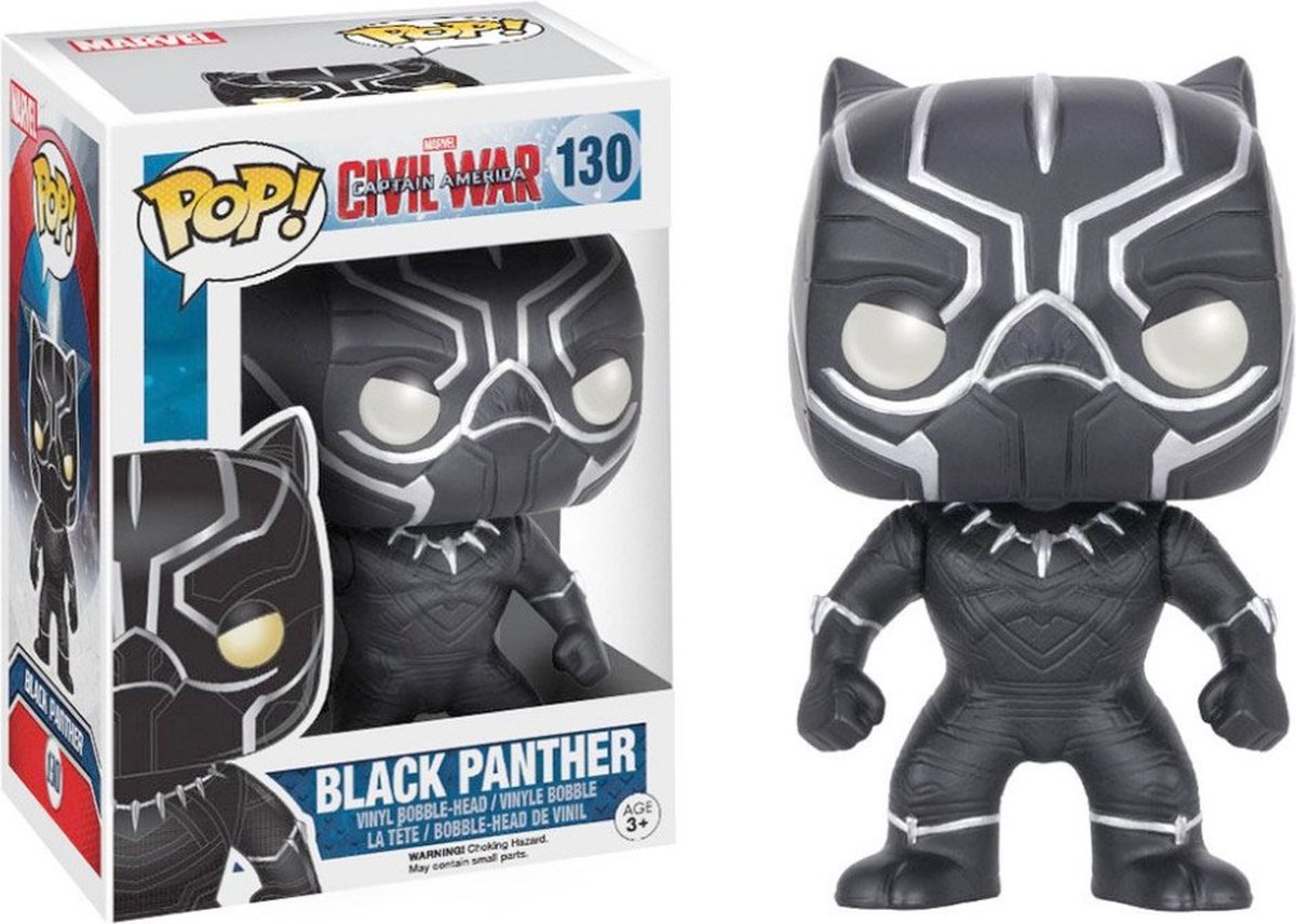 Funko pop! civil war black panther - #130 verzamelfiguur