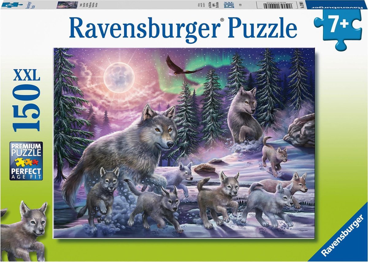 Puzzle Ravensburger Lupi del nord - puzzle - 150 pezzi