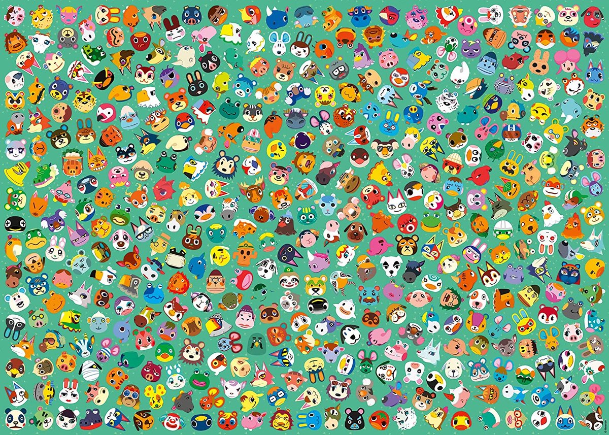 RAVENSBURGER JIGSAW Puzzle Animal Crossing, 1000st.