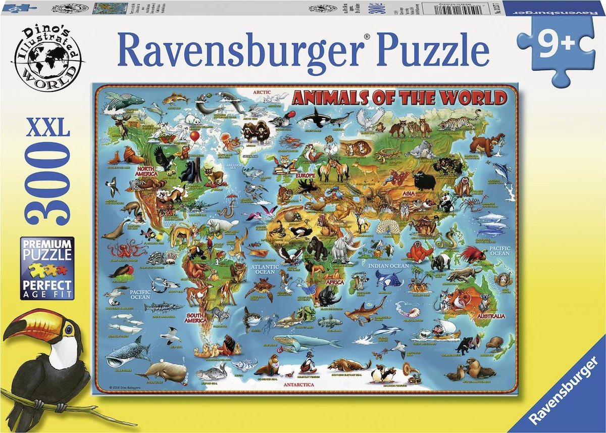 Ravensburger Puzzle animales del mundo - Puzzle - 300 piezas
