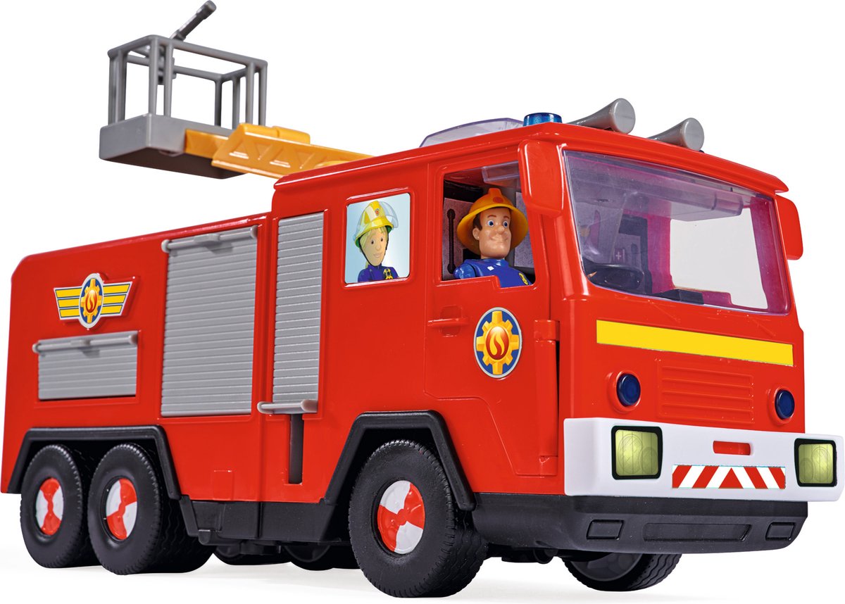 Simba - Sam il pompiere - Jupiter Series Pro - camion dei pompieri - veicolo giocattolo
