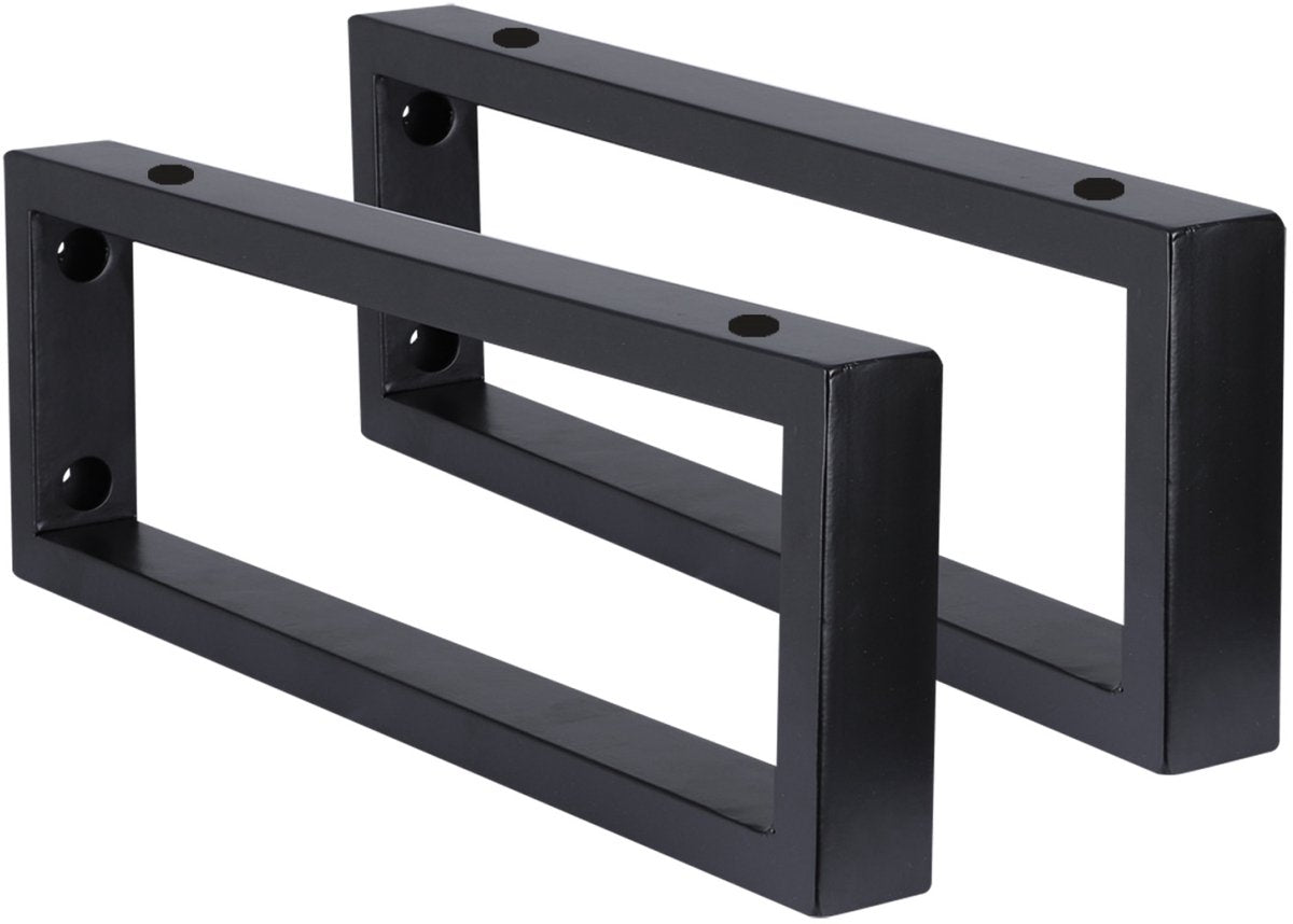 Differnz staffa sospesa per lavabo 25x440x150 2 pezzi nero