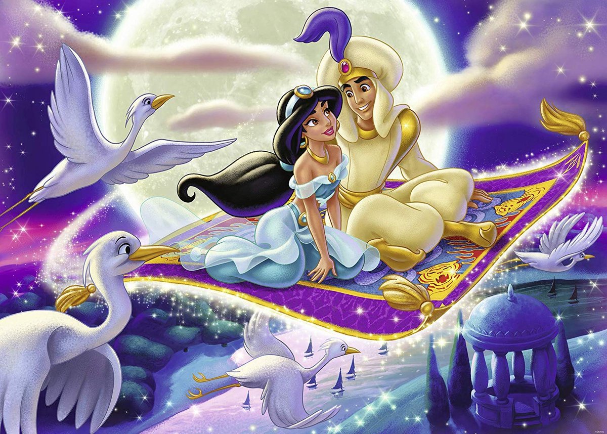 Puzzle Ravensburger Disney - Aladdin - 1000 pezzi.
