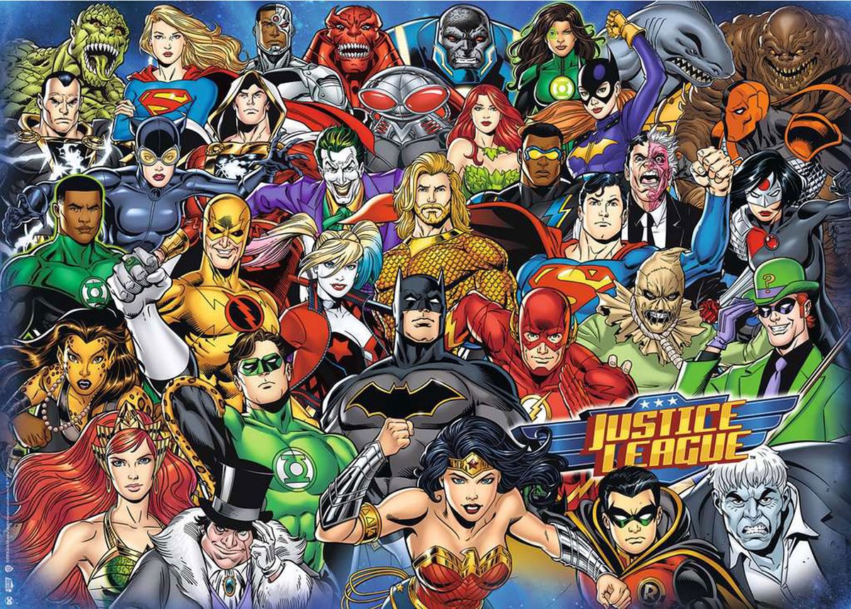 Ravensburger Puzzle Challenge - DC Comics - Justice League - 1000 pezzi.