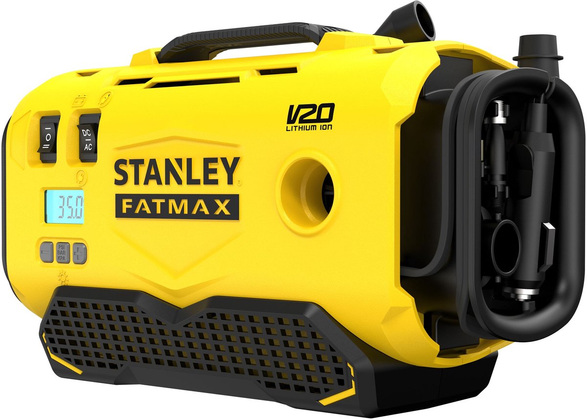 Compressore Stanley fatmax 18v 3in1 sfmce520b-qw
