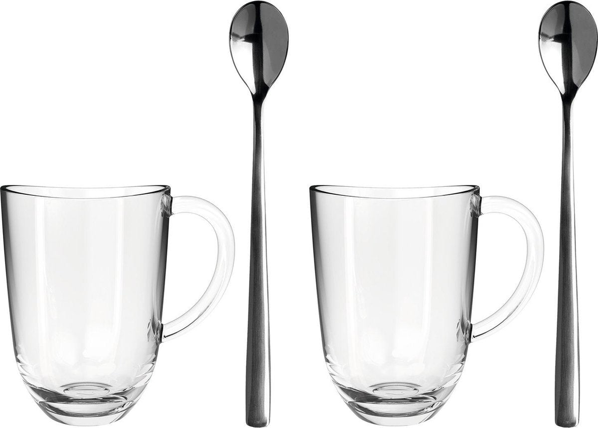 Leonardo Nápoles latte macchiato juego 380ml - 4 piezas