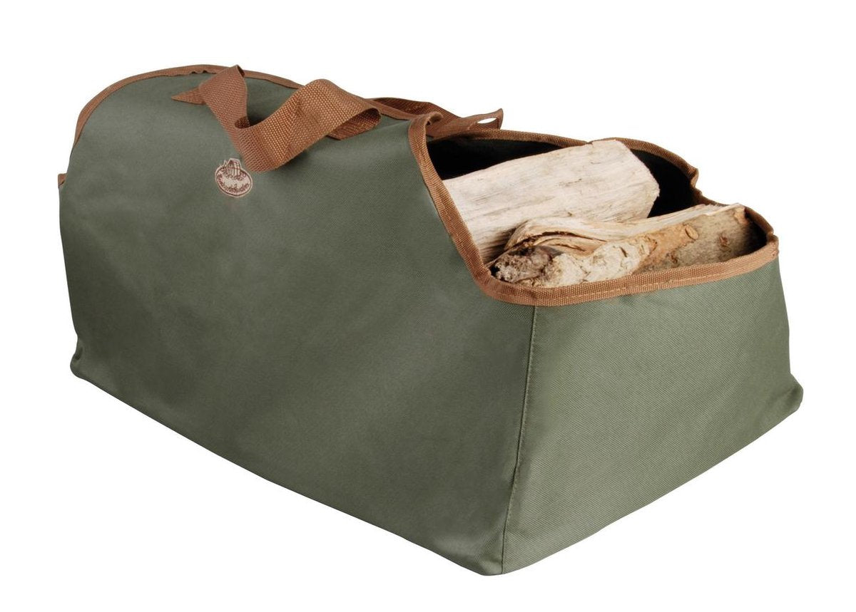 Esschert design - Sacco per legna da ardere - Accessori per fuoco - Tessuto - Verde