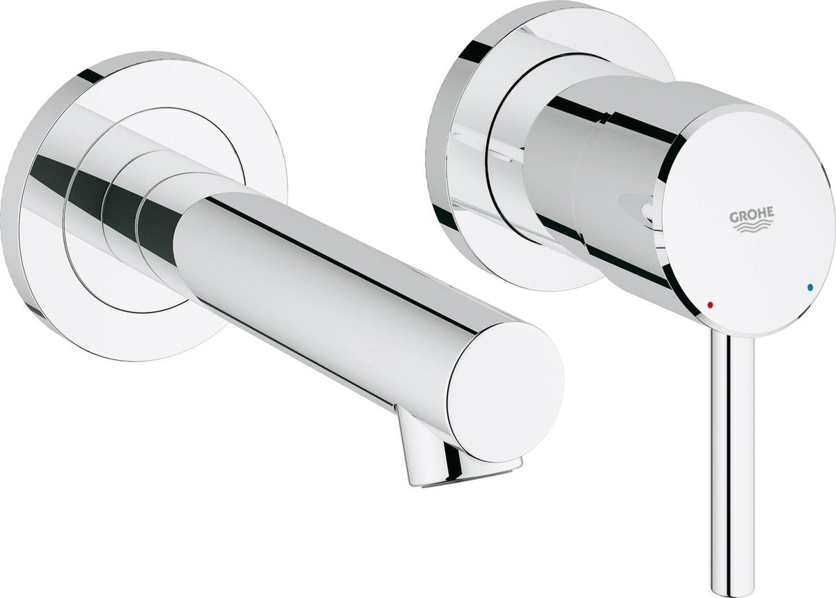 Grohe concetto wastafelkraan - afbouwdeel - exclusief inbouwdeel - chroom