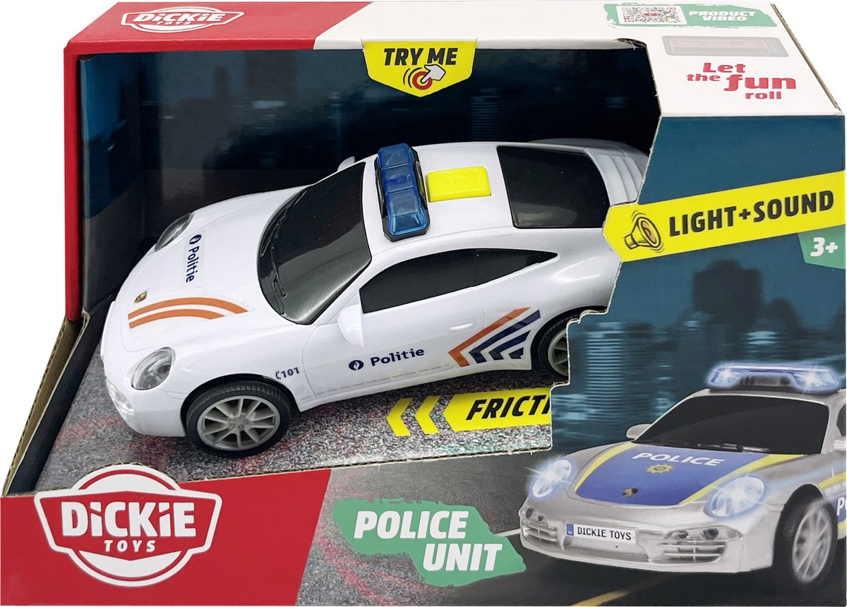 Dickie Toys - Auto della polizia belga - Porsche